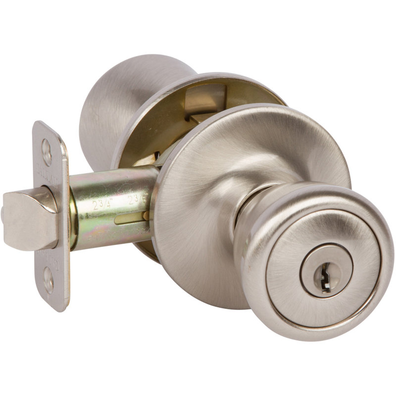 Bouton de porte Callan Brayden, Nickel satiné