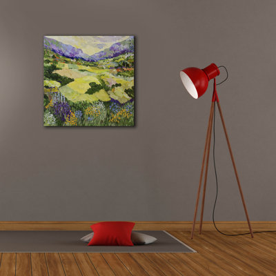  «Cool Grass» par Allan Friedlander, art mural sur toile, 26 po x 26 po