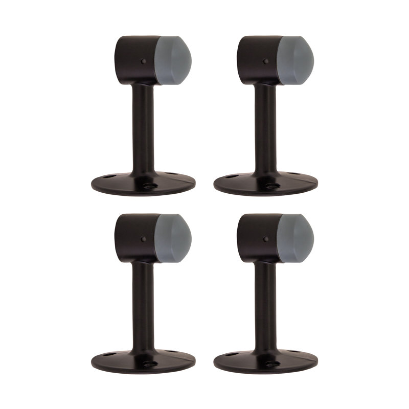 Gooseneck Aluminum Floor Mount Stop, Oil Rubbed Bronze