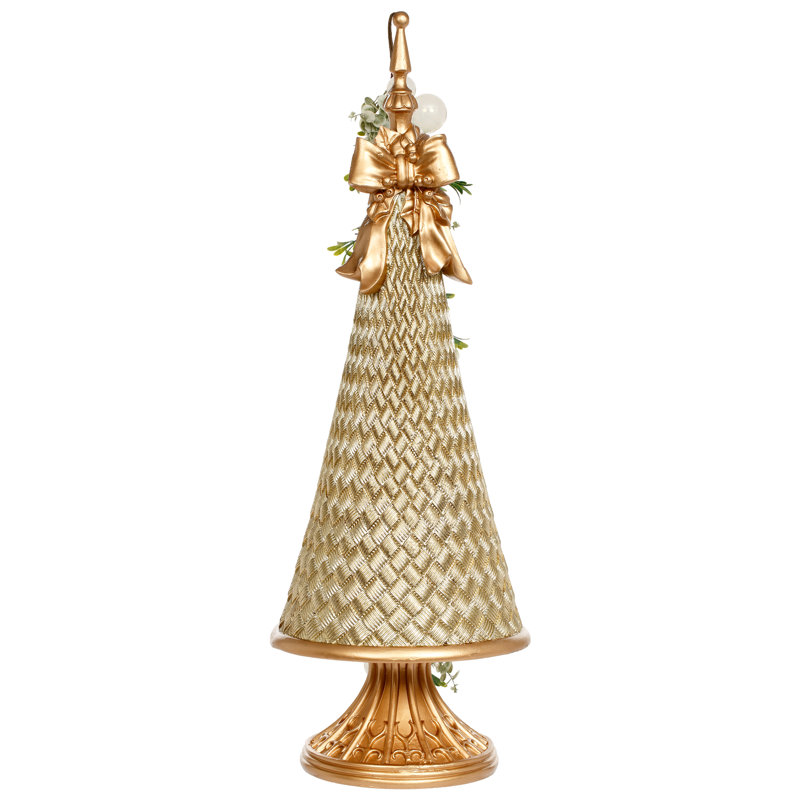Holiday Tree With Bow- 26 Inches