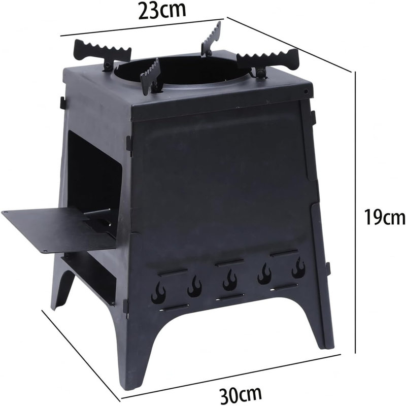 Outdoor Camping Wood Burning Stove for Survival Backpacking Hiking