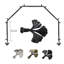 Ensemble de quincaillerie à rideaux simple 5 côtés pour fenêtre à baies Neoma-657117471-570737823