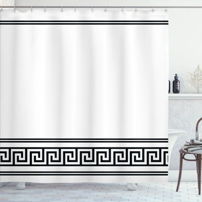 Shower Curtain with Hooks Included