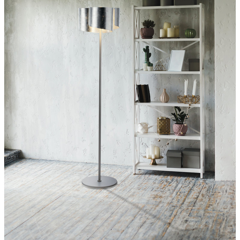 Fergerson 182.2cm Novelty Floor Lamp, Silver