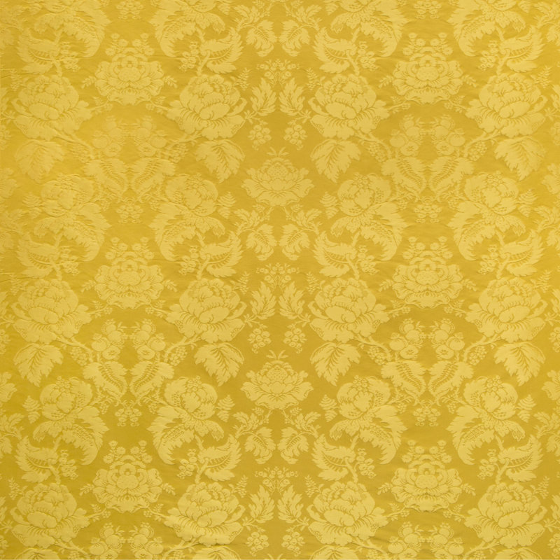 Moulins Silk Fabric, Canary