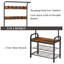 Aaditri Steel Freestanding 9 - Hook Coat Rack