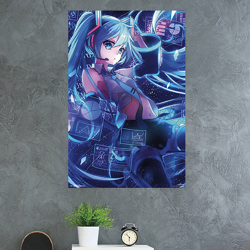 Hatsune miku-impression sur papier à écrans
