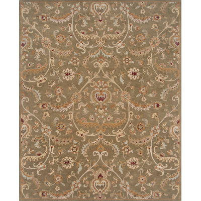 Hand Tufted Wool Floral Indoor Rug