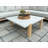 Antique Wash & Ivory Composite Coffee Table