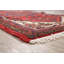Tapis décoratif en laine de conception unique noué à la main New Age rouge/Ivoire 3 pi 1 po x 5 pi 1 po