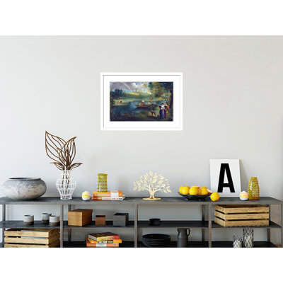 Fishing by Edouard Manet -Framed Giclee Print