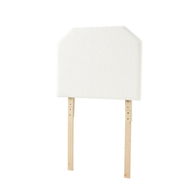 Tavira Allure Boucle Dorm Headboard With Legs