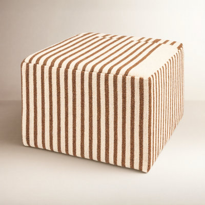 Breck Wool Upholstered Ottoman