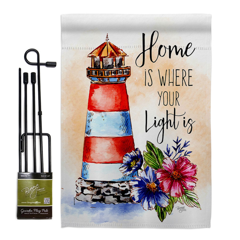 Double Sided 18.5'' H x 13'' W Polyester Flag Set