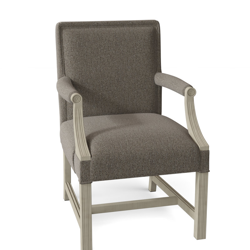 Chaise avec accoudoirs tapissier Warwick, Noisette 8794, Montego Bay