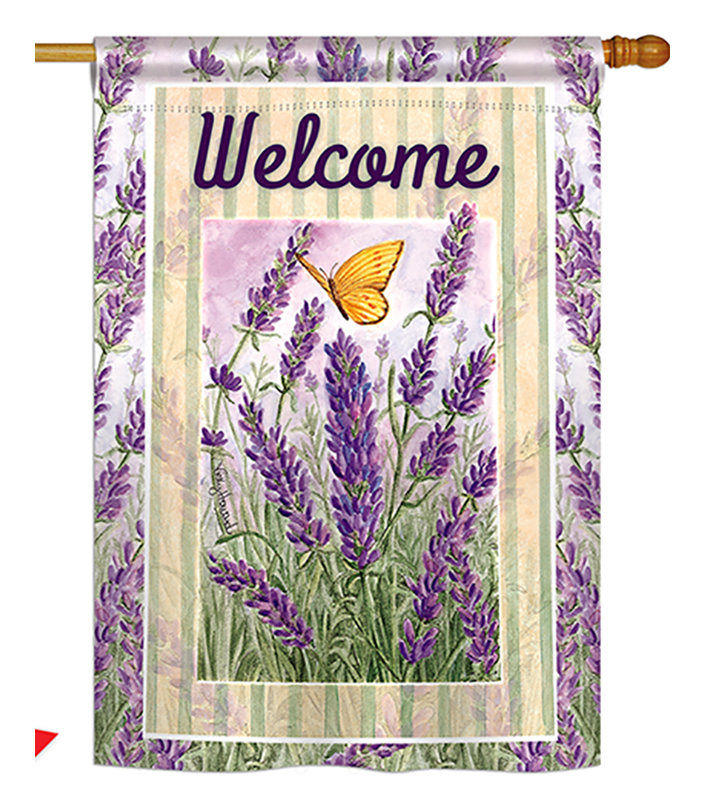 Drapeau de maison 40 x 28 po Genivee