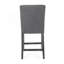 Contemporary Fabric Button Tufted 26 Inch Counter Stools, Set Of 2-1827651105