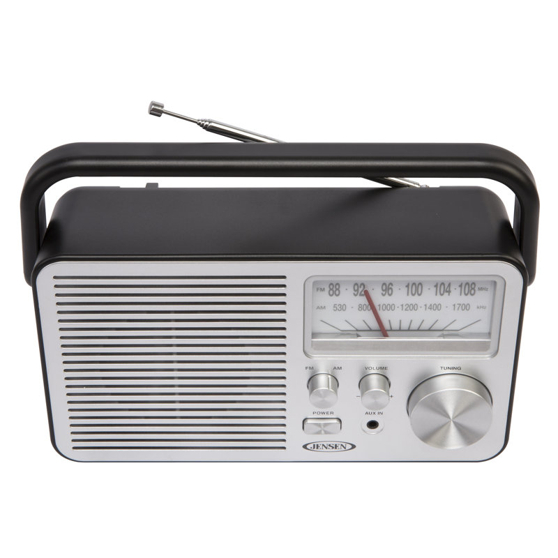 Radio portable AM / FM - noire, Noir