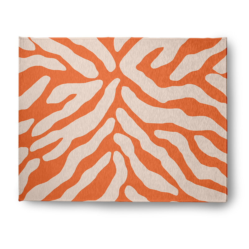 Soniea Chenille Animal Print Indoor Rug, Rectangle 8' x 10'