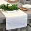 Chemin de table en coton avec bords cousus décoratifs, écharpe de commode, couvercle supérieur de meuble-441778283-437755276