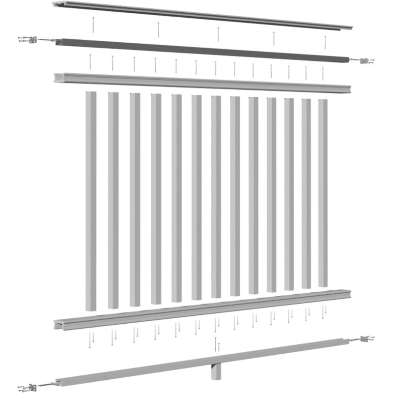 Providence Level Rail Kit, 3.5 ft. x 8 ft.