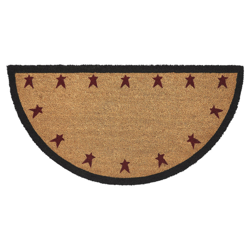 Connell Coir Rug Half Circle 16.5x33