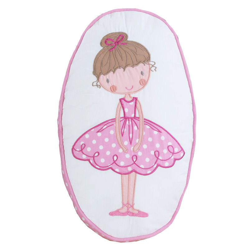 Coussin en coton Ballet Dancing Girls