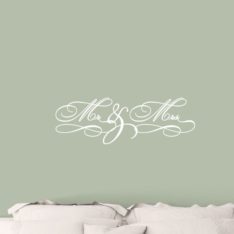 Adhésif décoratif M. et Mme, Blanc