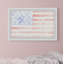 Impression encadrée « faded American Flag »-51961065