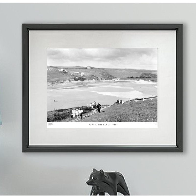 Porth, The Sands 1925 - Single Picture Frame Print, 45cm H x 60cm W x 2.3cm D