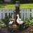 Ducks on the Farm and Birdhouse Outdoor Resin Fountain with Lights