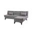 Canapé modulaire d'angle rembourré 88,6 po Sky-1732536105