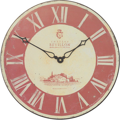 French Vineyard Wall Clock - 36cm