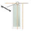  Porte intérieure coulissante avec panneau coulissant en panneau de verre givré blanc avec panneau en verre givré Lite Closer-112899415-112899412