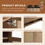 Meuble-lavabo de salle de bain avec céramique et armoire d'appoint-1344263385