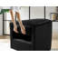 Fauteuil d'appoint pivotant, fauteuil avec repose-pieds pour le salon, chambre à coucher
