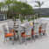 Cannes Outdoor 9 - Piece Dining Set with Cushions
