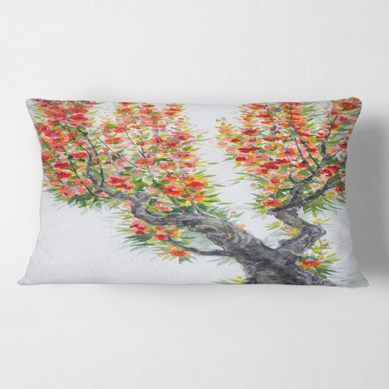 Floral Throw Pillow