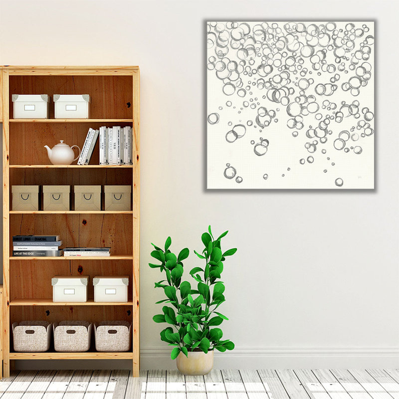 Bubbles I - Canvas Print Wall Art, 24" H x 24" W