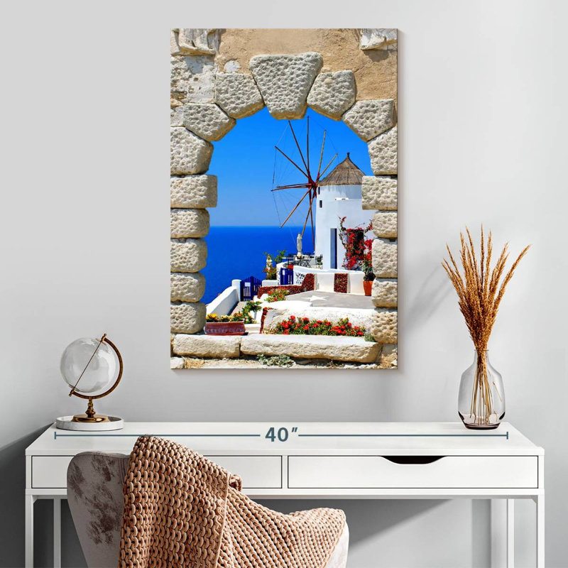 Gillard Window Windmill View, 30" H x 20" W