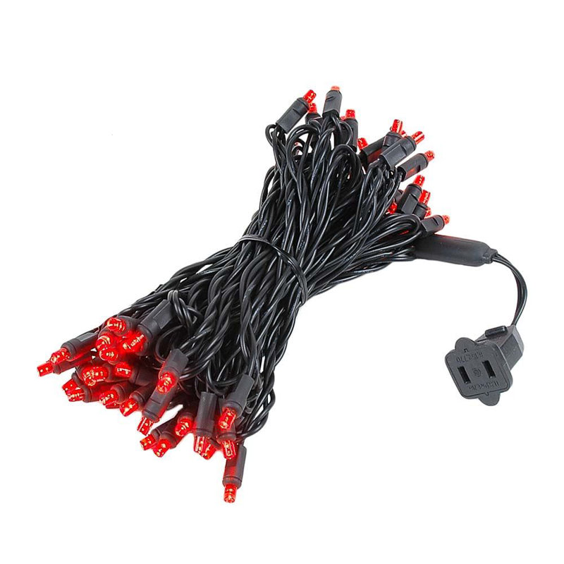 Guirlande lumineuse 50 lumières, Rouge