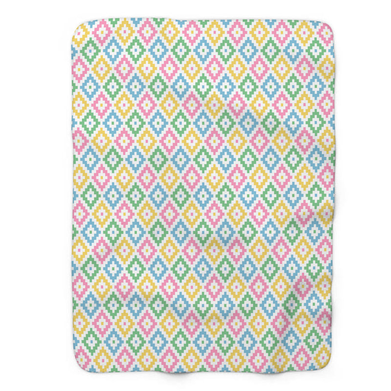 Lavande de Pâques - couverture sherpa de qualité supérieure 1 pièce, Lit simple