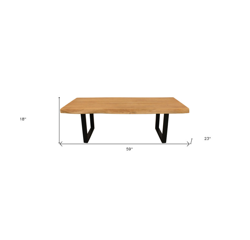  Table basse 59 po, H 18 po x l 59 po x P 23 po