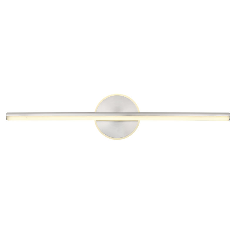 Charny Acrylic LED Semi Flush Mount, Silver
