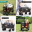 Campeurs pliants noirs et orange
