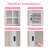 80" 3-Lite Frosted Closet Sliding Doors With Hardware Kit & Handles-102802178