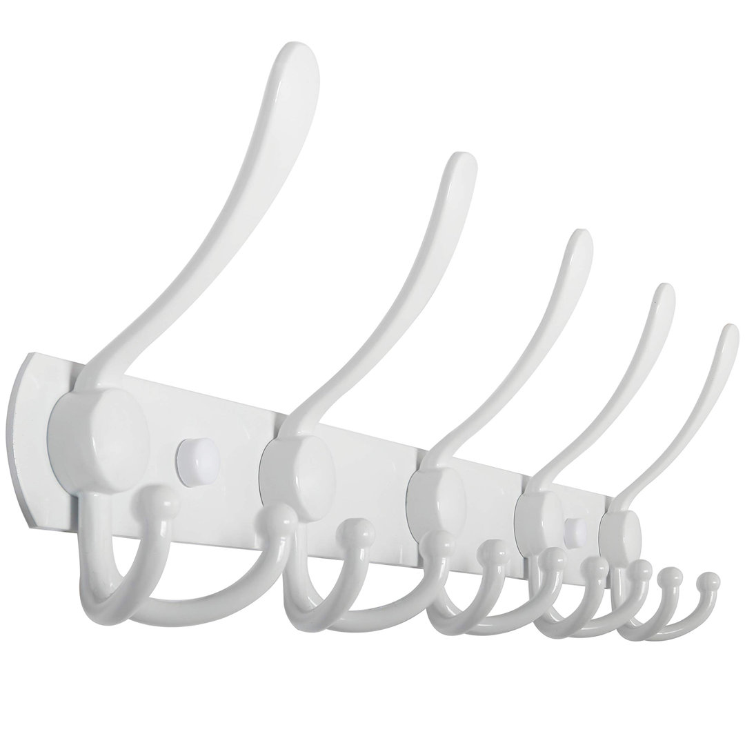 Stainless Steel Wall Mounted Required 5 - Hook Wall Mounted Coat Rack