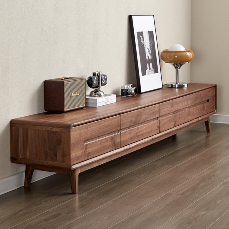 Simple Solid Wood TV Cabinet