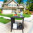 Outdoor patio Furniture 1 Coffee Table with clear tempered glass-505542652