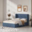 Upholstered Ottoman Storage Bed-629537243-629537241